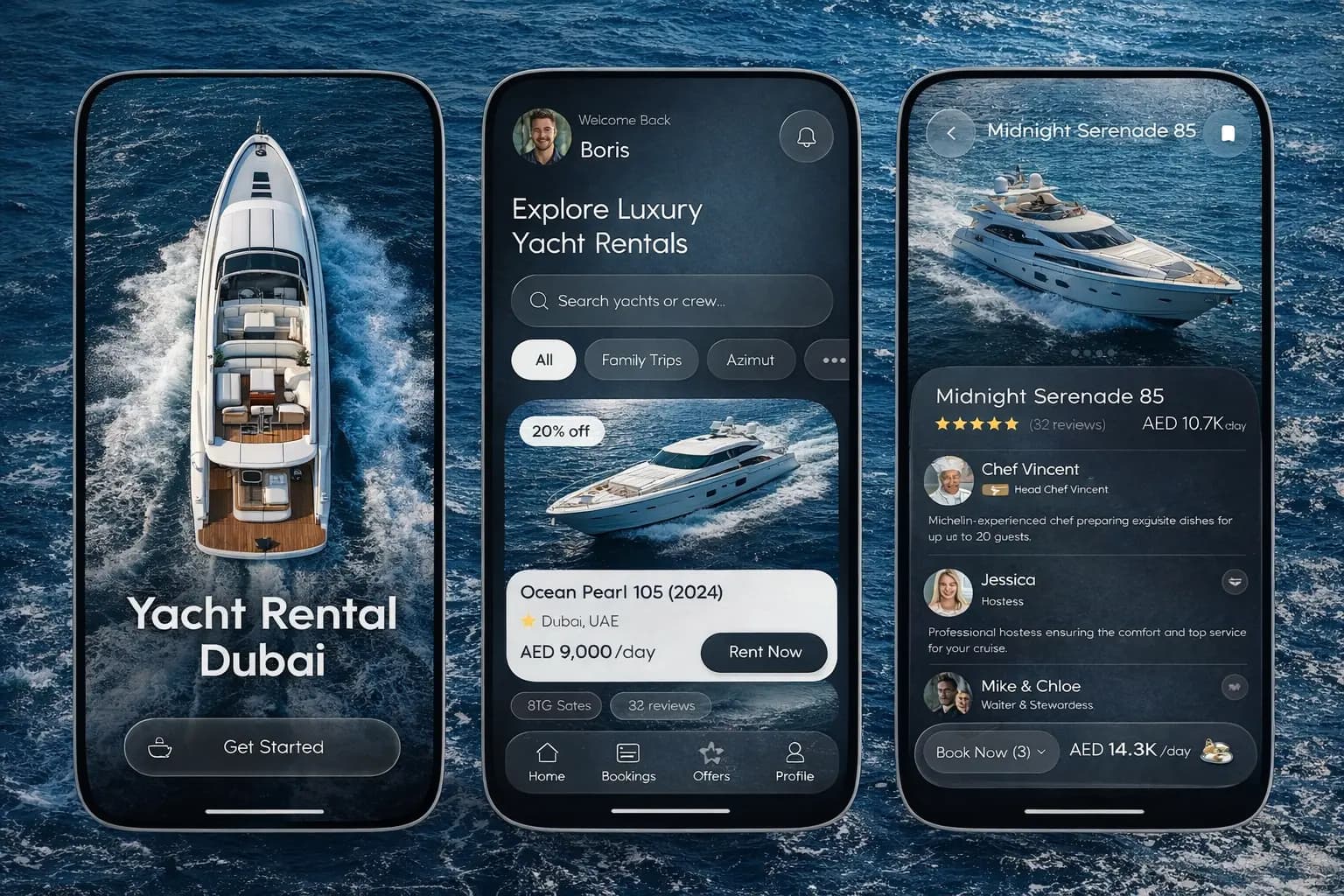 Premium yacht charter platform