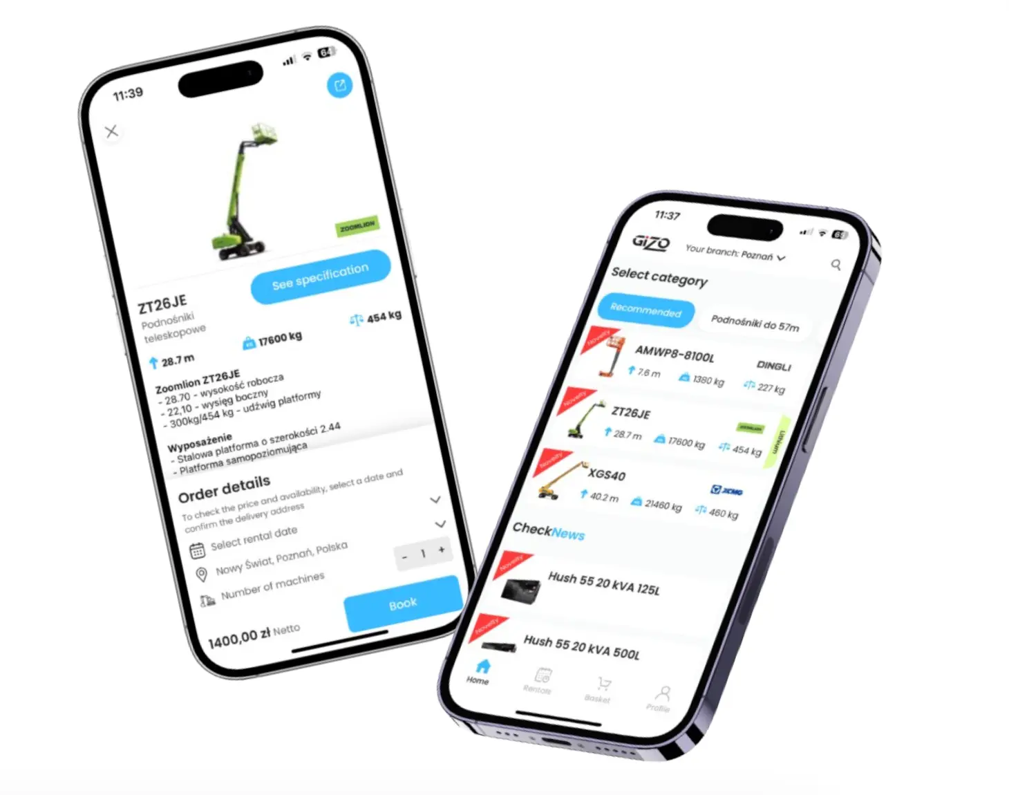 Mobile app preview