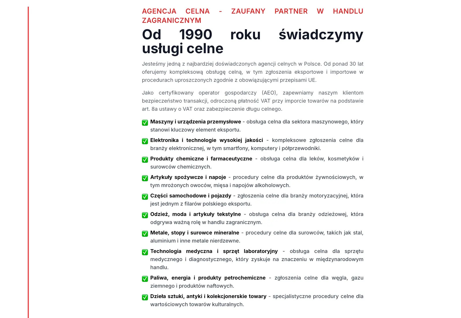 Hero z mocnym CTA