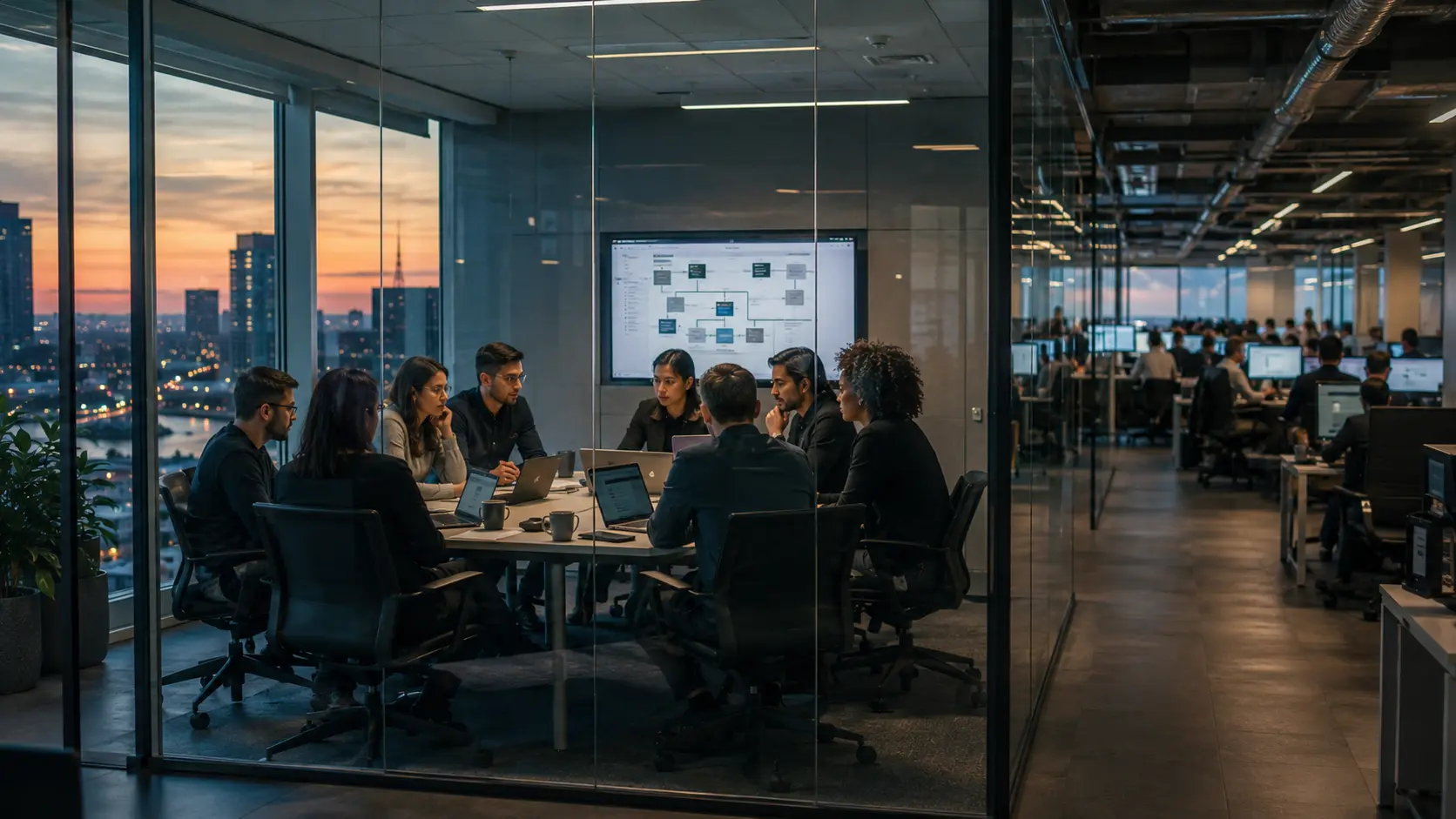 Small AI transformation team operating as a Pirate Ship beside a large enterprise IT organization
